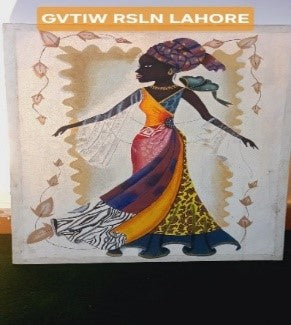Wall hanging with Oil Paint