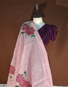 Hand Painted Embellished Dupattas