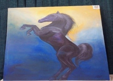 Islamic Calligraphy with Oil Paint