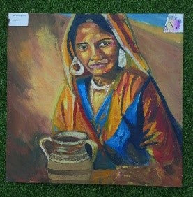 Wall hanging with Oil Paint