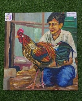 Wall hanging with Oil Paint