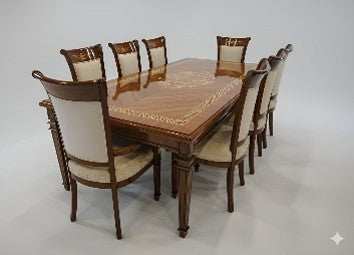 Dinning Table Set With 8 Chairs