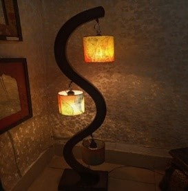 SILK PAINTED LAMPS